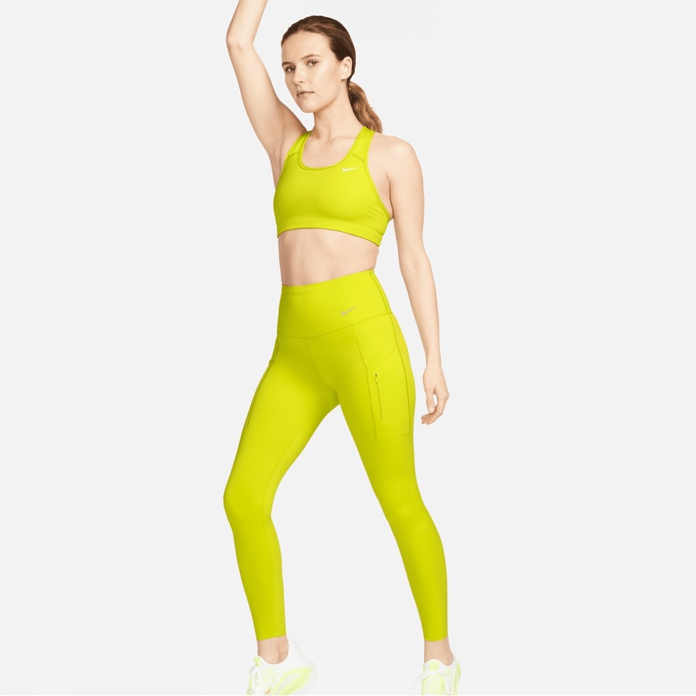 Nike Neon Lime High-Waist Leggings size medium